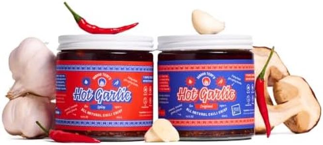 Mama Teav's Garlic Chili Crisp Variety Pack - Hot & Mild | 2-Pack, 16 oz