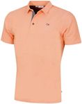 Calvin Klein Mens Prep Campus Golf Polo Shirt - Orange - L