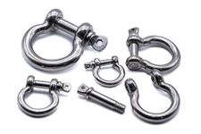 Bow Shackle Rigging Marine Stainless Steel 316 A4 Shackles 4mm 5mm 6mm 8mm 10mm (4, 6mm)