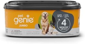 Pet Genie – Jumbo refill 1-pack – Up to 4 months of supply - Ultimate odor control dog poop bags