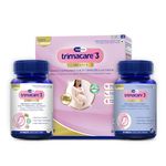 TRIMACARE™ 3 Advance | Prenatal Vitamins For Pregnancy | 3rd Trimester| New Formula with Choline | Iron, Veg DHA Omega 3, Calcium | No Gas, Bloating, Or Constipation | Bowel Regulator | | 20+ essential nutrients (Pack of 1) | 60 X 1 |