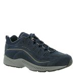 Easy Spirit Women's Romy Sneaker, Navy Suede, 8.5 Wide