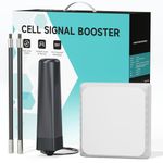 Vehicle Cell Phone Booster for RV, Truck, Van, Boats on Band 66/4/12/17/5/25/2/7 for All Canadian Carriers - Bell, Rogers, Telus and More, Omni Integrated Cell Signal Booster, ISED Approved