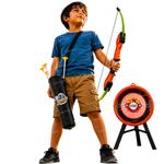 Toy Arena Adventure Archer Bow & Arrow Set for Kids | Target Board, Quiver & Suction Cup Arrows Included | Indoor Outdoor Archery Game | Gift for Boys & Girls Age 5+