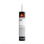 SIKA - Multi-purpose sealant and adhesive - Sikaflex-221 - Aluminum grey - Ideal for RV and motorhome repair - Weather resistant - 300 ml