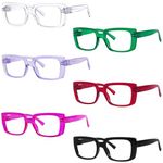 Eyekepper Reading Glasses for Women - 6 Pack Durable Ladies Readers +2.50