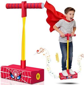 Amiabling Pogo Stick Foam Pogo Jumper for Kids: Cool Toys for Boys 4-6, Outdoor Toys for Kids Ages 4-8, Toys for 3 4 5 6 7 8 Year Old Boys, 3+ Year Old Boy Gift, Birthday, Easter, Christmas