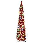 5 FT Pencil Christmas Tree with 90 