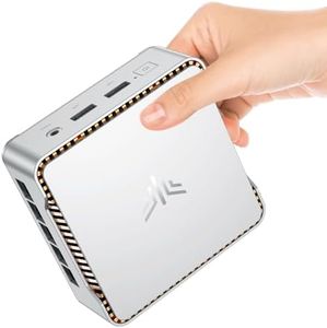 NiPoGi Mini PC Ιntel Alder Lake-N97(jusqu'à 3,6 GHz), 8 Go DDR4 256 Go M.2 SSD Mini Ordinateur de Bureau, Double WiFi, HDMI 2.0+ DP 4K Dual Display Mini Tower PC avec VESA pour école/Bureau/HTPC.