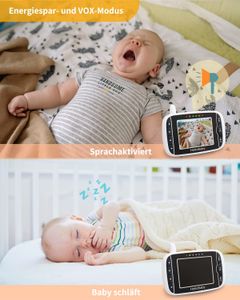 HelloBaby Baby Monitor – Audio & Camera, Night Vision