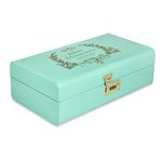 Elan Vintage Metal Storage Trunk- Long - Paris -Aqua