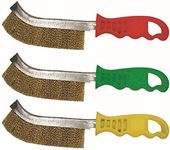 KC-Tools 09201 Stainless Steel Hand Wire Brush Handle (Color May Vary)