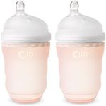 Olababy Gentle Bottle 2 Piece Coral Set, 8 Ounce 2PK