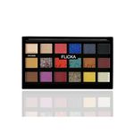 FLiCKA Game Of Colors Makeup Eyeshadow Palette| Matte & Shimmery Finish, Smudge Proof, Crease Proof & Smear Proof| Highly Pigmented & Easy To Blend, 02 On Demand, 18g