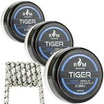 Prebuilt Tiger Coils 0.36Ω A1 30pcs for RDA RBA RDTA Tanks - Prebuilt Coil Vaping Accessories - Plastic Tub (30PCS TIGER O.36OHM)