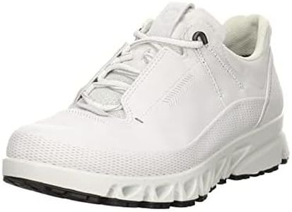 Ecco Men’s Multi-Vent Low Top Sneakers, White White 1007, 7-7.5 US