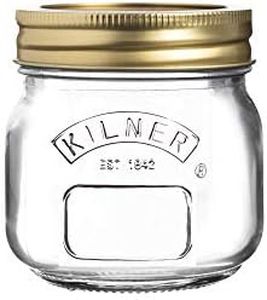 Kilner Genuine Preserve Jar, 250ml, Transparent 01600