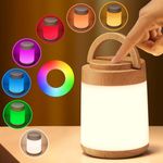 One Fire Baby Night Light Kids Night Light,8 Brightness Dimmable Touch Lamp,10 Color Memory Rechargeable Lamp,Remote+Touch Control Kids Night Light Baby Night Light Newborn,3 Timer LED Warm Small Lamp