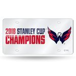 Rico Washington Capitals Official NHL 2018 National Champions License Plate Mirror by 390561