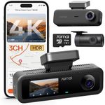 70mai 4K Dash Cam Front and Rear In