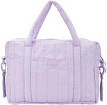 Hylat Baby Diaper Bag - quilted bag for diapers and baby essentials - ideal for parents - Violet