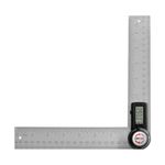 2 in 1 Digital Angle Finder Ruler GemRed 200mm Digital Protractor Stainless Steel Angle Rule with LCD Display