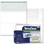 VersaCheck Secure Checks - 250 Blank Business Voucher Checks - Green Classic - 250 Sheets Form #1000 - Check on Top