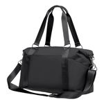 IMCUZUR Weekender Bag for Women, Travel Duffel Bag, for Spirit Airlines Personal Item Bag 18x14x8 Carry on Luggage Overnight Bag, B-Black