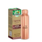 Zandu Copper Bottle (950ml): 100% Pure BPA-Free Water Bottle | Copper-Infused Water | Leak Proof | Office Use | Boosts Immunity | Supports Digestive & Liver Health | Ayurveda Inspired
