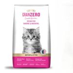 Grain Zero Dry Cat Food 3kg | Ocean Blend (Sardine & Mackerel) | DHA for Brain Development | 48% Fresh Inclusion | Supports Healthy Skin & Coat | for Kittens & Mothers