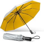 TechRise Umbrella Windproof Travel Umbrella, Automatic Compact Folding Umbrella, 10 Strong Fibreglass Ribs, One Button Auto Open Close Wind Resistant Lightweight Portable Backpack Umbrella