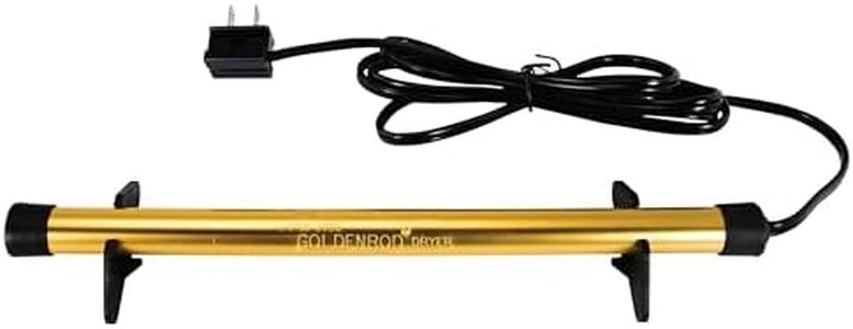 Lockdown Golden Rod 12" Dehumidifier Rod with Low Profile Design and Easy Installation for Gun Vault Humidity Control and Rust Prevention, Made in USA