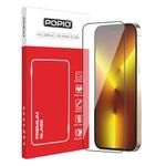 POPIO Military-Grade Gorilla Tempered Glass For iPhone 13 Pro Max | 9H Hardness, Edge-to-Edge, Bubble-Free