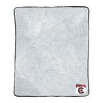 Northwest College Soft Two-Tone Sherpa Throw, 50" x 60" Blanket, Officially Licensed for Bedding, Sofa, or Gameday, Frosty Fleece Cover (South Carolina Gamecocks - Red,)