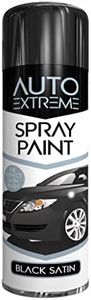 250ml Auto Spray Paint Black Satin 1910 Spray Can Household Car Van Bike Aerosol Paint (1 Pack)