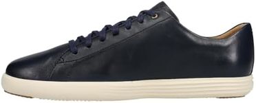 Cole Haan Men's Grand Crosscourt Sneaker, Navy Leather Burnish, 10