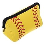 Sosoport Baseball Cosmetic Bag Cosmetic Bag Girls Softball Bag Cosmetic Pouch Toiletry Pouch Baseball Bag with Wheels Toiletry Bag Diving Cloth Travel Multifunction Storage Bag