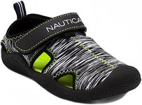 Nautica Kids Kettle Gulf Protective Water Shoe,Closed-Toe Sport Sandal-Black Multi-12