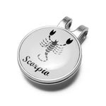 Golfoy Basics Zodiac Magnetic Sign Hat Clip & Golf Ball Marker Golf Gift Accessory (Scorpio)