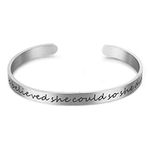 Ever Faith Inspired Silver Bracelets