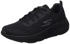 Skechers Women's GO Elevate Road Running Shoe, Black Textile/Black Trim, 5 UK