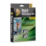 Duck MAX Strength Heavy Duty Insulating Film for Patio Door/Extra Large Window, 84-Inch x 120-Inch, Indoor, 284352