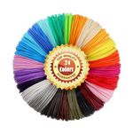 3D Pen Filament Refills, BUDOME 1.75mm 3D Printer Filament, 24 Colors 3D Drawing Pen Refill, Each Color 16.5 Feet, Total 396 Feet, 3D Pen Colors Pack for Kids & Adults (24 Colors)