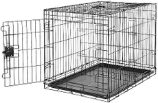 Amazon Basics Large Metal Dog Crate