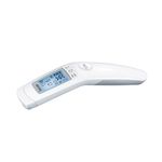 Beurer FT90 Contactless Clinical Thermometer, Contactless infrared technology, Measurement in seconds, Fever indicator, Stores 60 readings, Illuminated XL display, Certified medical device