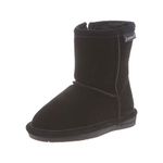 BEARPAW Women's Emma Short Boot,Black,9 M US