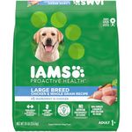 IAMS Proactive Health Dog Food Dry Adult Large Breed, Chicken & Whole Grains Recipe, 13.61 (30LB) Bag