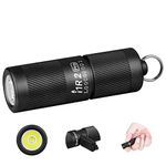 OLIGHT I1R 2 PRO EOS 180 Lumens Rechargeable EDC Keychain Flashlight, Built-in Rechargeable Battery with Type-C USB Cable, Pocket Tiny Lights for Everyday Carry, Outdoors, Indoors (Black)