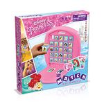 Top Trumps Match Disney Princess Board Game, Play with Cinderella, Snow White and Merida, Race to Match 5 of the same characters in a row, travel board game, gift and toy for Boys and Girls Aged 4