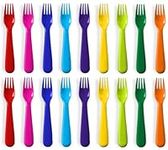 PLASKIDY Plastic Kids Forks Set of 